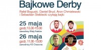 Bajkowe derby – piłkarze Wisły i Cracovii czytają dzieciom